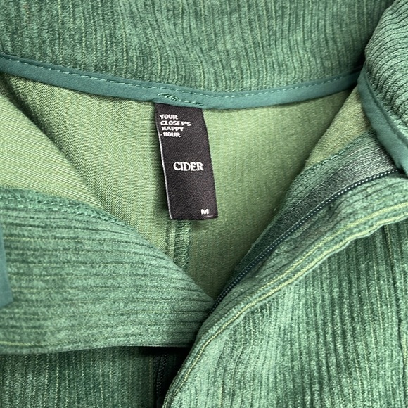 Green cider corduroy skirt M - Picture 2 of 5